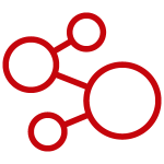 artifact:  image of 4 circles connected by straight lines to form a group.